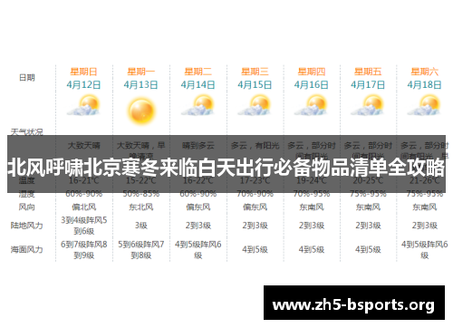 北风呼啸北京寒冬来临白天出行必备物品清单全攻略 北风呼啸北京寒冬来临白天出行必备物品清单全攻略